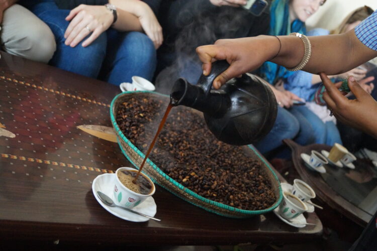 Äthiopische Kaffeeverkostung in Esslingen