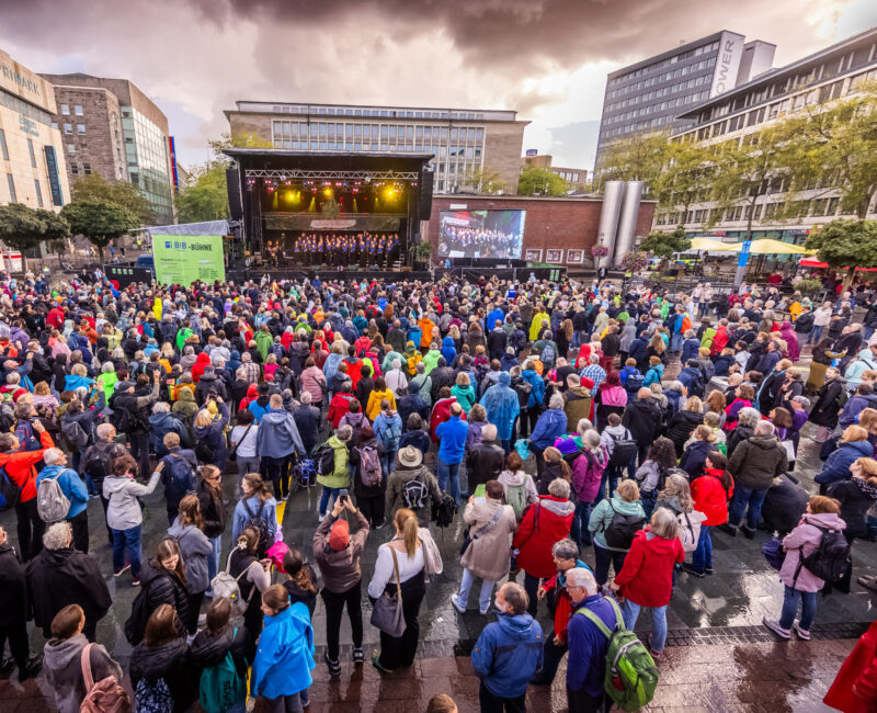 „Die Stadtmitte rund um die Königstraße soll sich in eine musikalisch bunte Klanglandschaft verwandeln“
